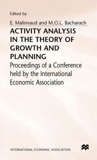 Activity Analysis in the Theory of Growth and Planning
