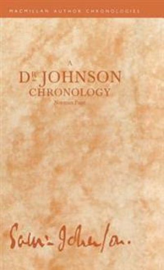 A Dr Johnson Chronology