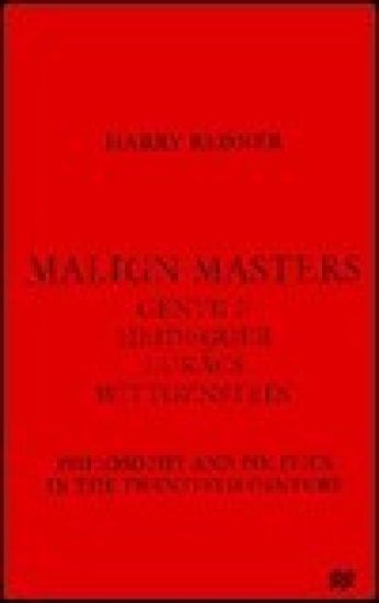 Malign Masters Gentile Heidegger Lukács Wittgenstein