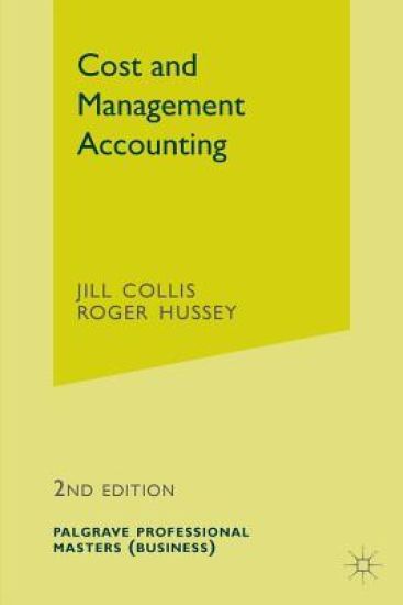 Cost and Management Accounting