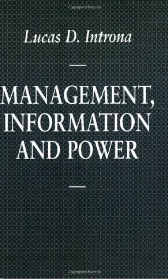 Management, Information and Power