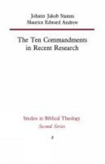 The Ten Commandments in Recent Research
