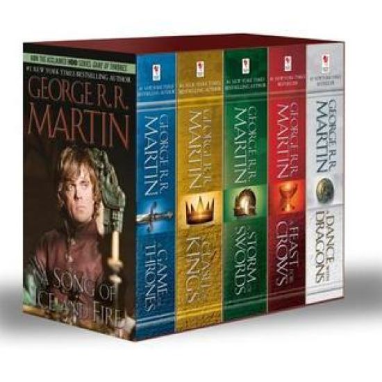 George R. R. Martin's a Game of Thrones 5-Book Boxed Set (Song of Ice and Fire Series): A Game of Thrones, a Clash of Kings, a Storm of Swords, a Feas