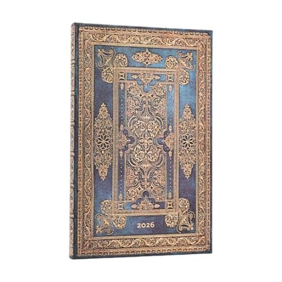 12-Monatskalender. 2026 Blue Luxe Maxi Vertikal