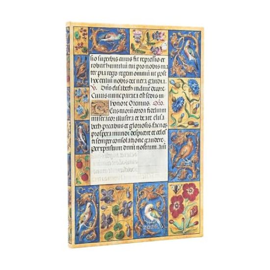 2026 Spinola Hours (Ancient Illumination) Maxi 12-month Horizontal Hardcover Flexi Dayplanner 2026 (Elastic Band Closure)