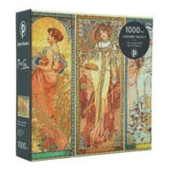 Paperblanks - the Seasons (1900) - Mucha Collection - Jigsaw Puzzle - 1000 Pieces