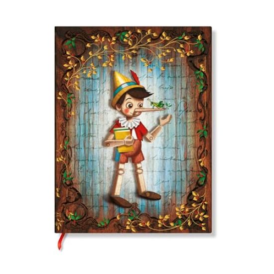 Carlo Collodi, Pinocchio (Fairy Tale Collection) Mini Unlined Hardcover Journal (Elastic Band Closure)