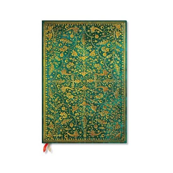 2027 Emerald Flower Grande Vertical Hardcover 12-Month Weekly Planner, 160pg, 100gsm by Paperblanks (Nature's Grace)