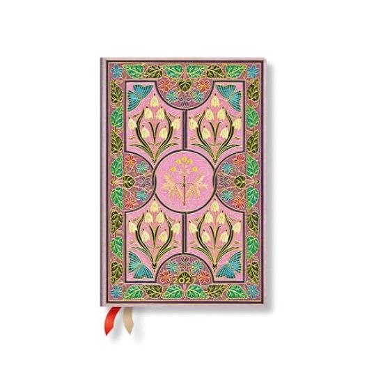 2027 Mimosa Mini Horizontal Softcover 12-Month Weekly Planner, 176pg, 100gsm by Paperblanks (Poetry in Bloom)