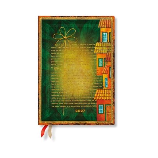 2027 Garcia Marquez, One Hundred Years of Solitude MIDI Vertical Softcover 12-Month Weekly Planner, 176pg, 100gsm by Paperblanks (Embellished Manuscri