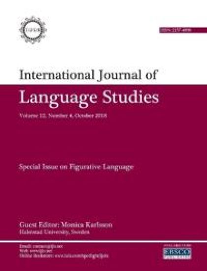 International Journal of Language Studies (IJLS) - volume 12(4)