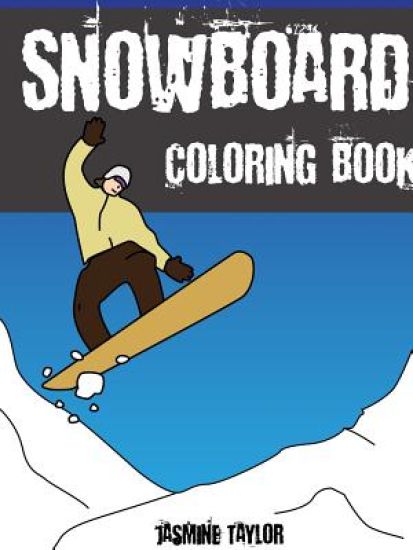 Snowboard Coloring Book