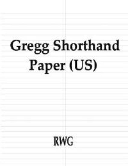 Gregg Shorthand Paper (US)