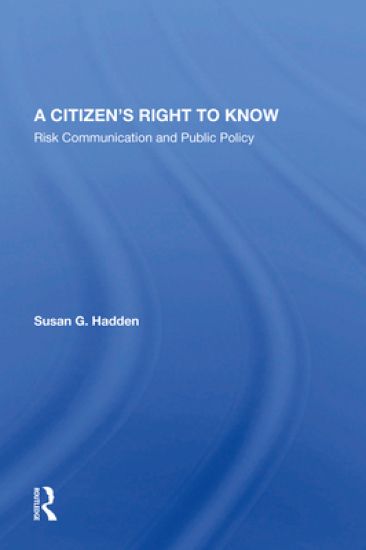 A Citizen's Right To Know
