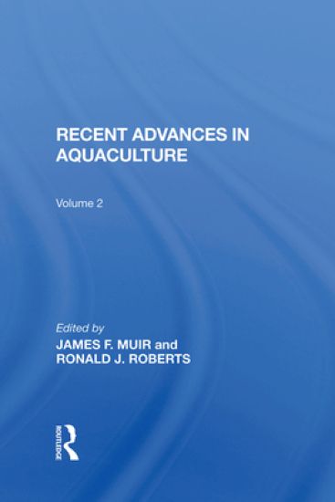 Recent Advances In Aquaculture