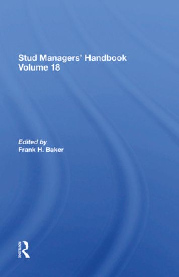Stud Managers' Handbook, Vol. 18