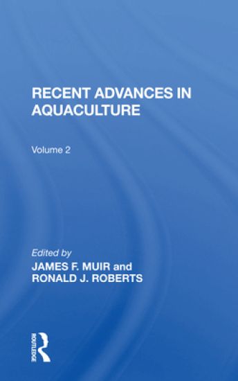 Recent Advances In Aquaculture