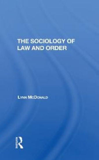 Sociology Of Law & Order