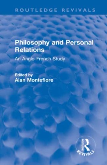 Philosophy and Personal Relations