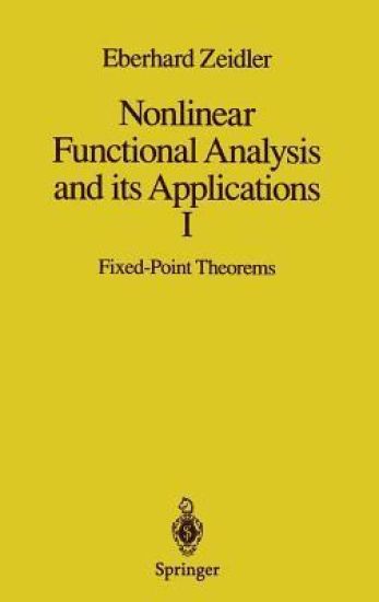 Nonlinear Functional Analysis and its Applications