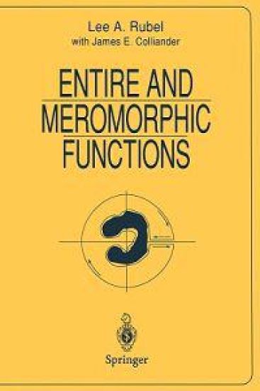 Entire and Meromorphic Functions