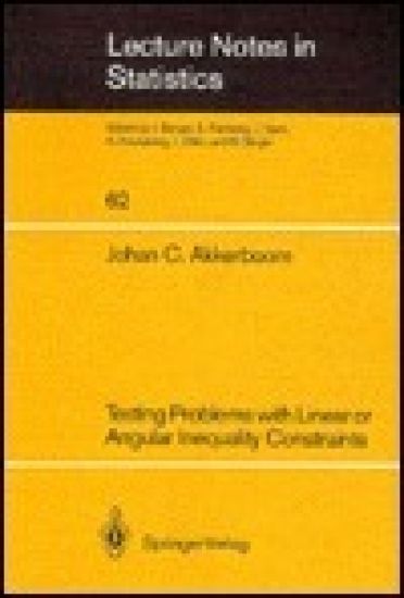 Testing Problems with Linear or Angular Inequality Constraints