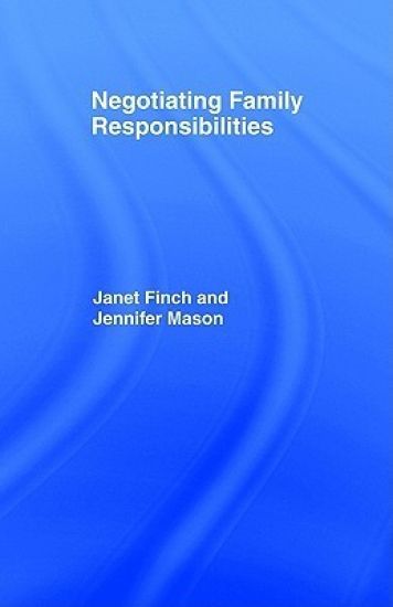 Negotiating Family Responsibilities