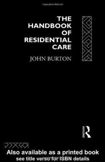 The Handbook of Residential Care