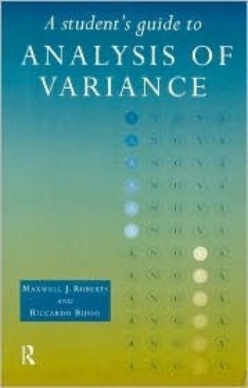 A Student's Guide to Analysis of Variance