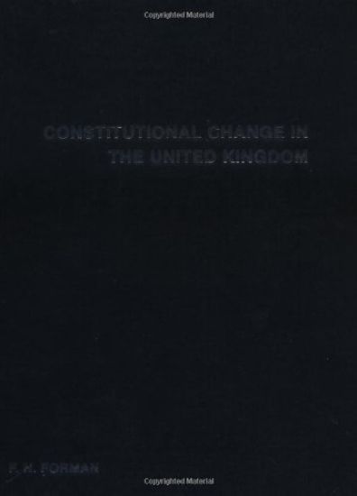 Constitutional Change in the UK