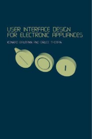 User Interface Design of Electronic Appliances