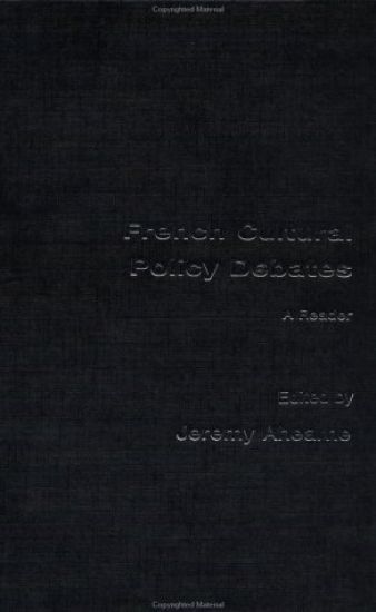 French Cultural Policy Debates