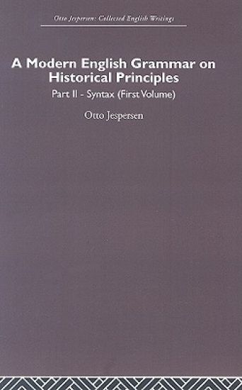 A Modern English Grammar on Historical Principles