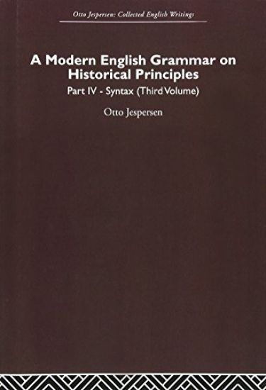 A Modern English Grammar on Historical Principles