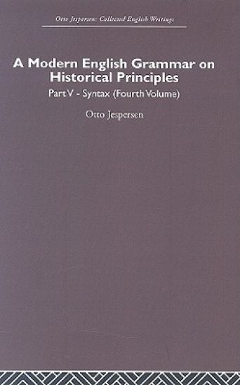 A Modern English Grammar on Historical Principles