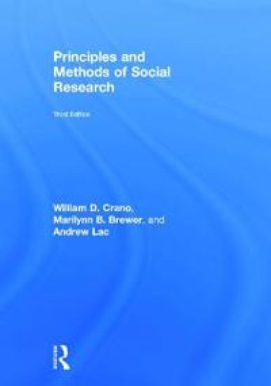 Principles and Methods of Social Research