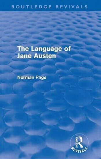 The Language of Jane Austen (Routledge Revivals)