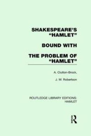 Shakespeare's “Hamlet” bound with The Problem of Hamlet