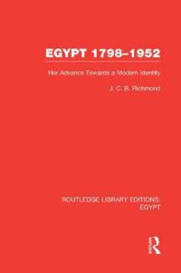 Egypt, 1798-1952 (RLE Egypt)