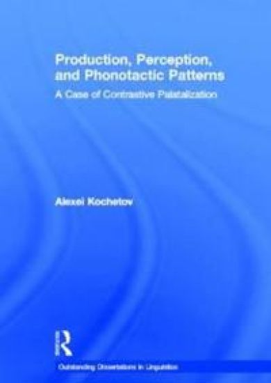Production, Perception, and Phonotactic Patterns