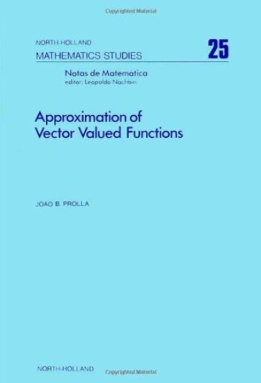 Approximation of vector valued functions