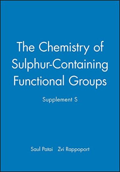 Supp S – The Chemistry of Sulphur Containing Functional Groups