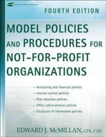 Model Policies and Procedures for Not-for-Profit Organizations