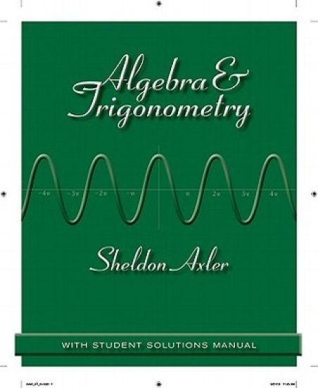 Algebra and Trigonometry