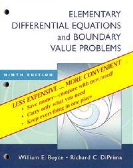 Elementary Differential Equations and Boundary Value Problems, Binder Version