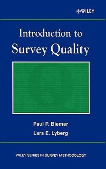 Introduction to Survey Quality