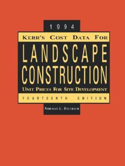 Kerr's Cost Data for Landscape Construction