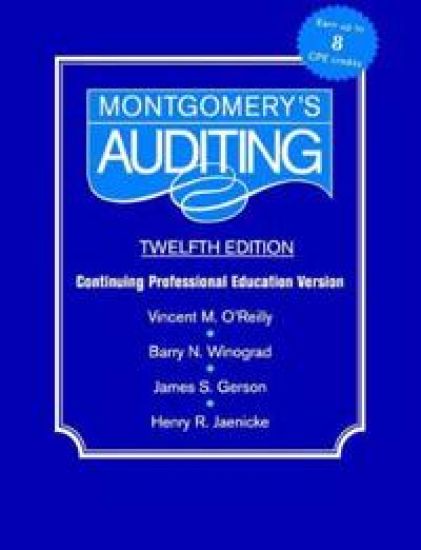 Montgomery Auditing Continuing Professional Education