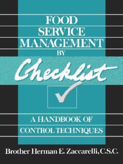 Food Service Management by Checklist