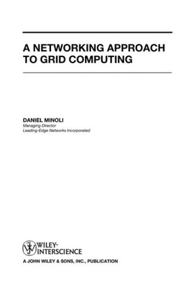 A Networking Approach to Grid Computing